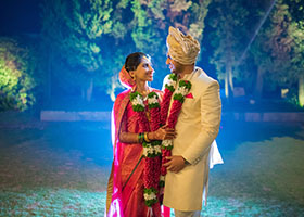 Royal Wedding Ceremony of Uma &  Karan, Mango Tree Pune